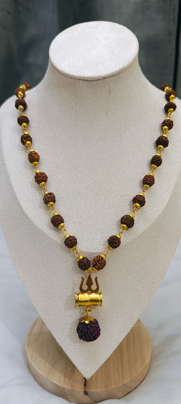 Chain pendent Rudraksh
