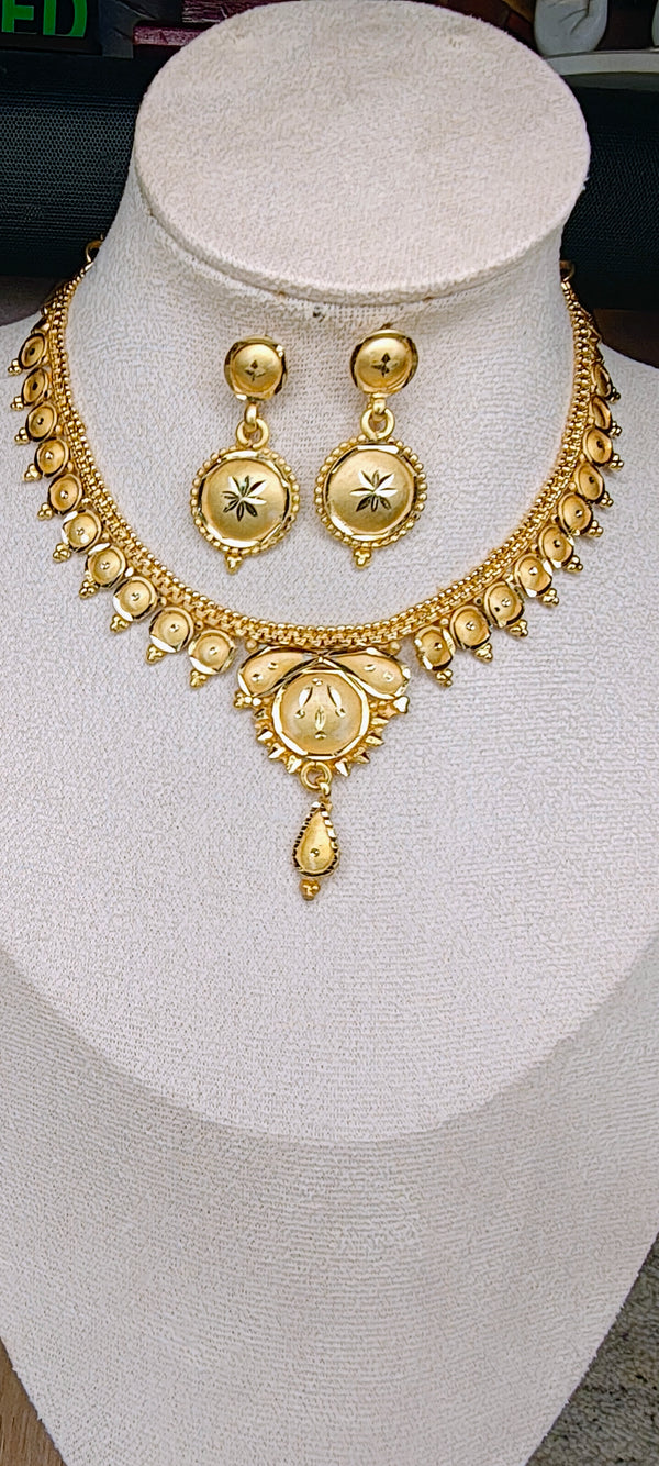 Necklace 24crt gold plated