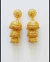 Jhumka earrings 24crt Gold plated