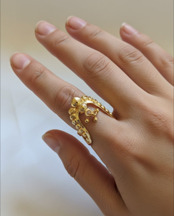 1 gram gold plated ring