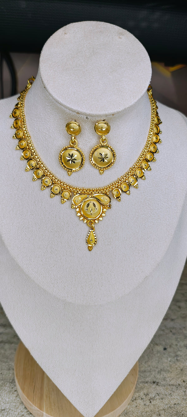 Necklace 24crt gold plated