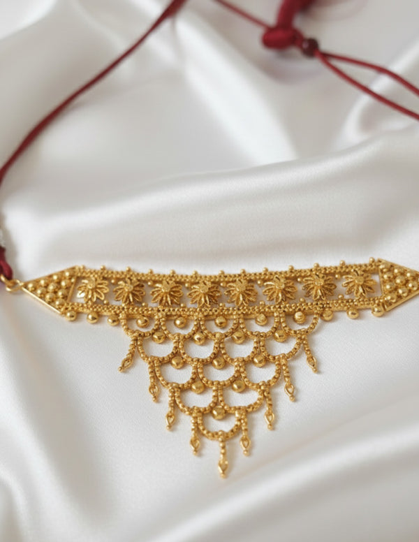 Jhalor chokar 24crt gold plated