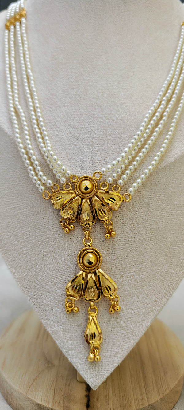 Pearl Sitahar/Ranihar 24crt gold plated