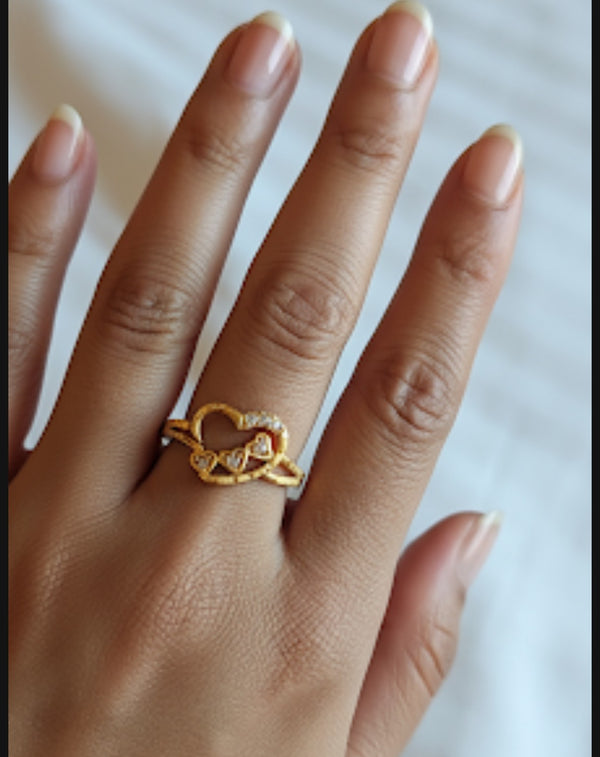 1 gram gold plated ring
